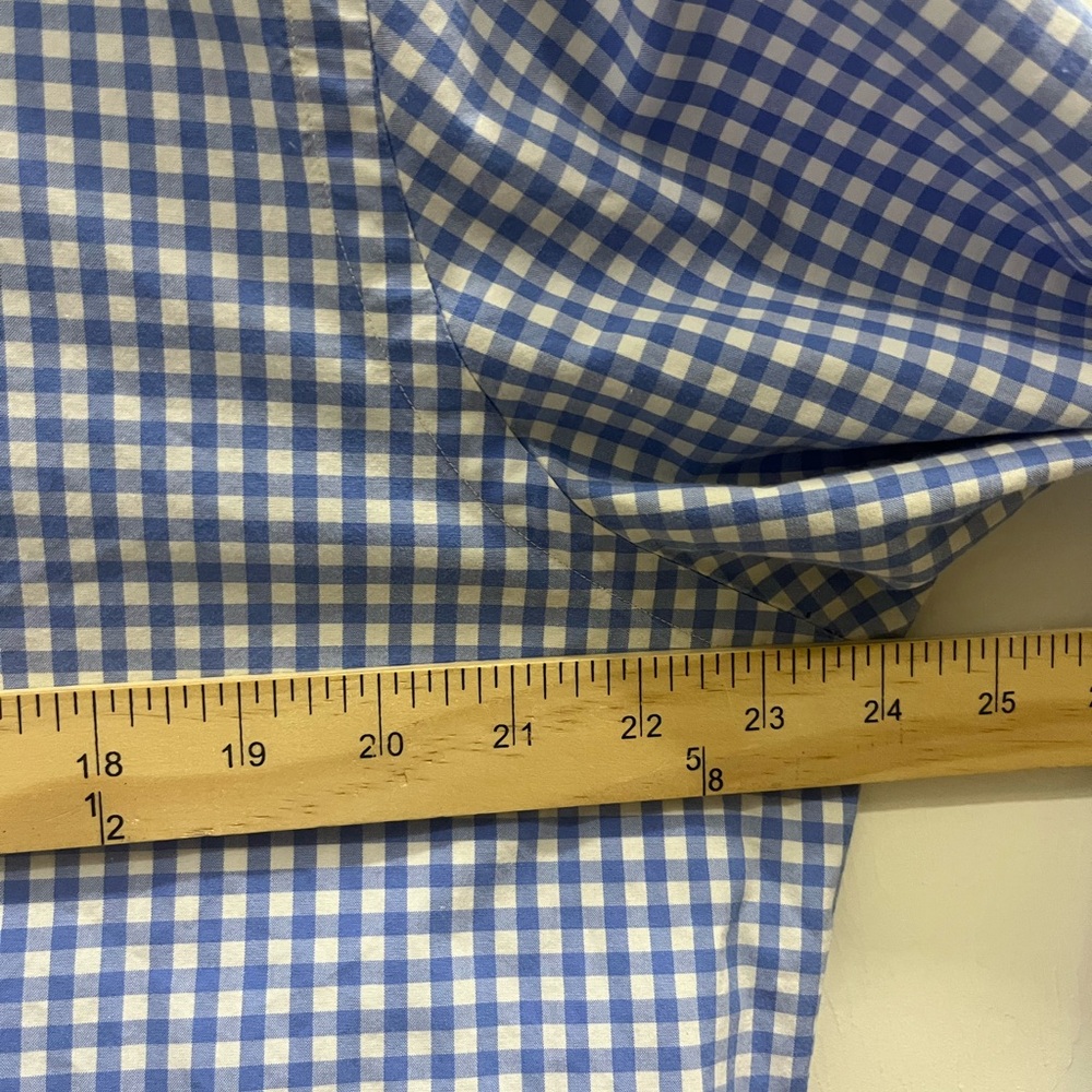 Ralph Lauren Blue and White Plaid Checkered Shirt Size‎ L/G - Picture 4 of 8